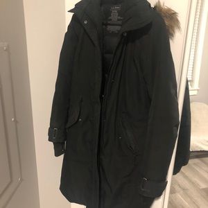 Llbean women’s down jacket